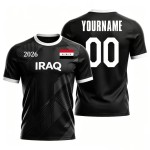 Adult Men's Short Sleeve Sport Jersey Set, Iraq 2026 World Cup Football Kit